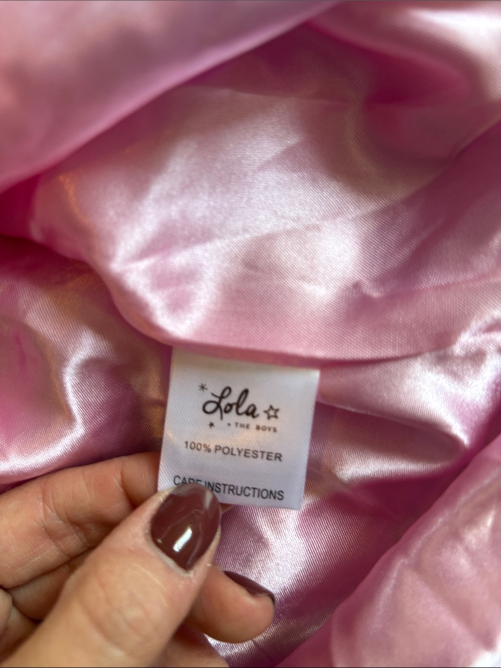 Lola + The Boys Size 6 Candy Hearts Sequin Skirt Pink Iridescent Elastic Waist - Picture 3 of 6